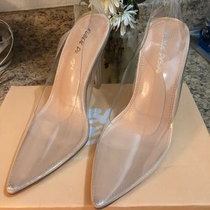 Clear / Perspex /Translucent Heels Public Desire